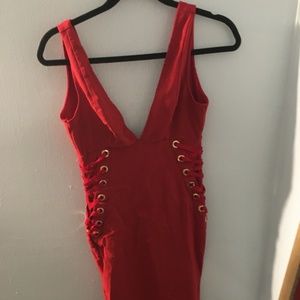 Red cute dress